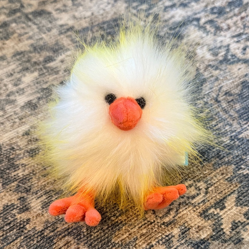 NWT Jellycat “Yellow & White Crazy Chick”
